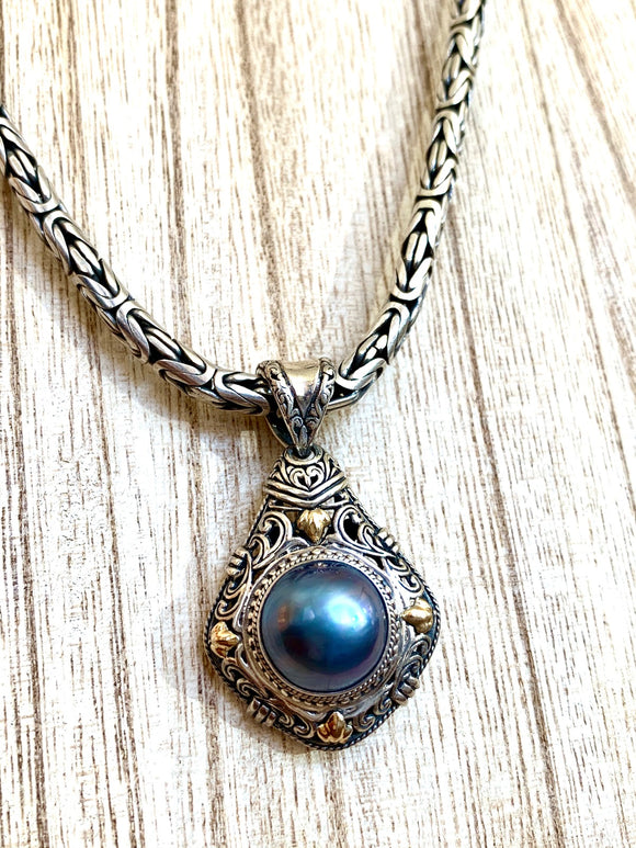 Eye of The Ocean Mabe Pearl Pendant